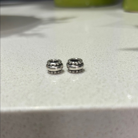 Pandora Jewelry - Pandora Silver Beaded Spacers Charms